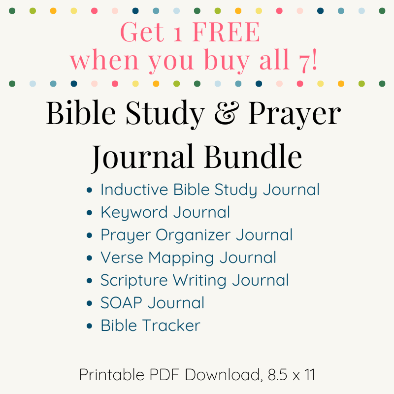 Bible Study & Prayer Journal Bundle - Digital – Bible Study Collective
