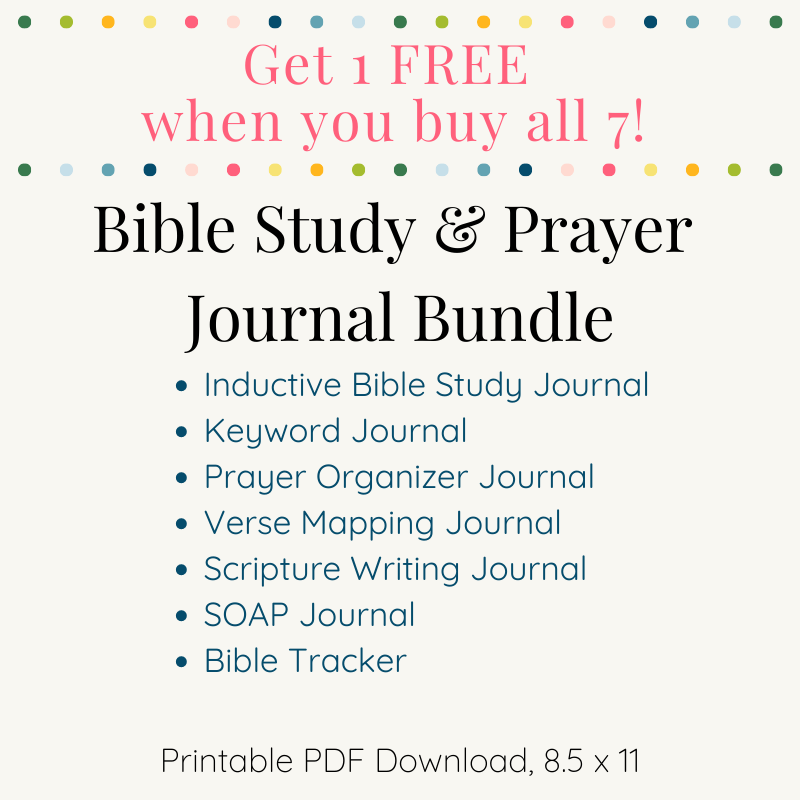 Bible Study & Prayer Journal Bundle - Digital
