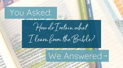 How can I improve my Bible comprehension?