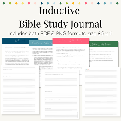 Inductive Bible Study Journal - Digital