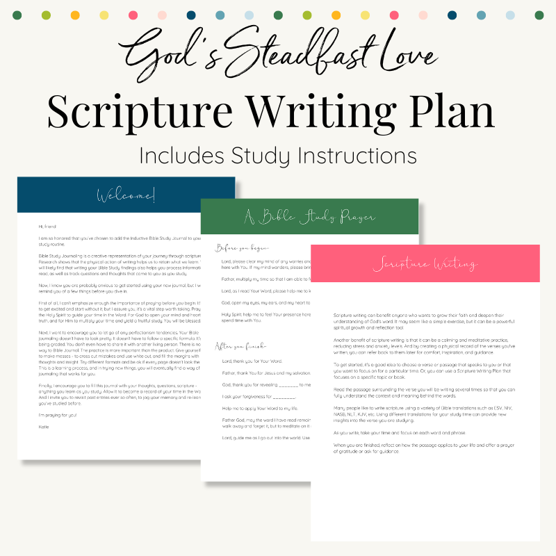 Biblical Peace Scripture Writing Plan | Printable – Bible Study Collective