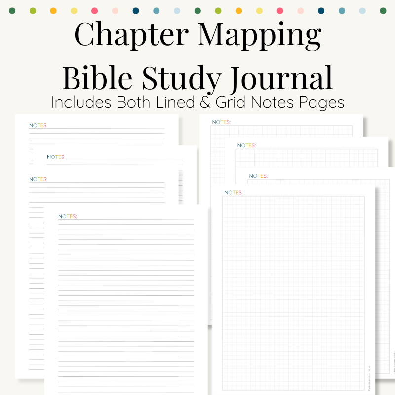 Chapter Mapping Bible Study Journal - Digital – Bible Study Collective
