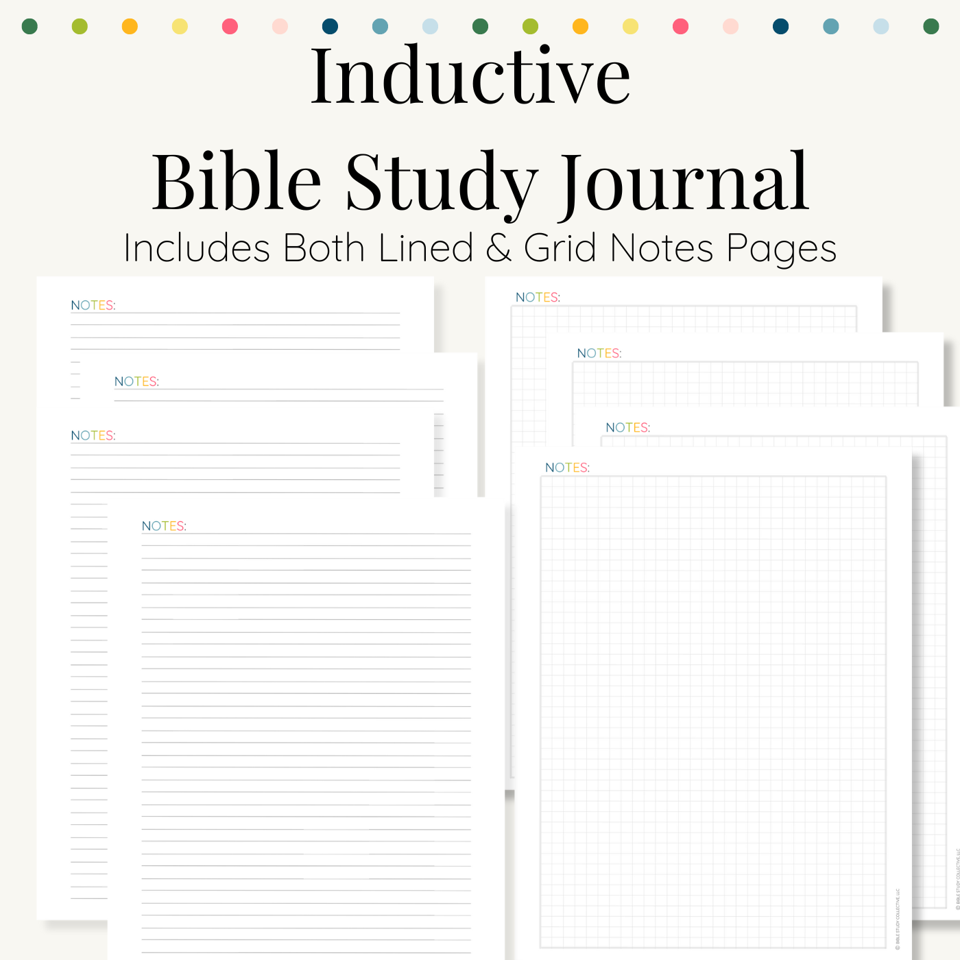 Inductive Bible Study Journal - Digital