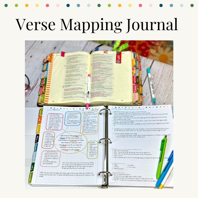Printable Verse Mapping Journal - Digital – Bible Study Collective