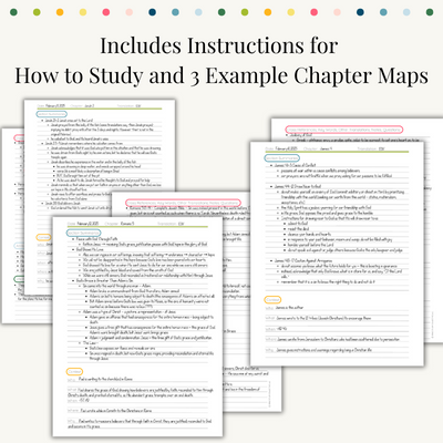 Chapter Mapping Bible Study Journal - Digital – Bible Study Collective