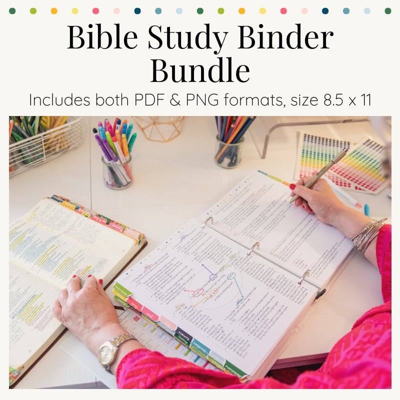 Bible Study BINDER Bundle - Digital – Bible Study Collective