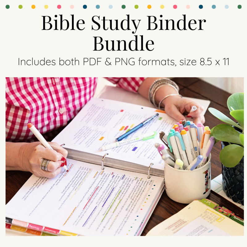 Bible Study Guide Notebook, 66 Pages Religious Journal With Leather Cover And Colorful Interior For Men And Women