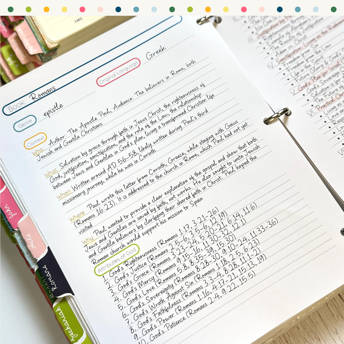 Books of the Bible Study Journal - Digital