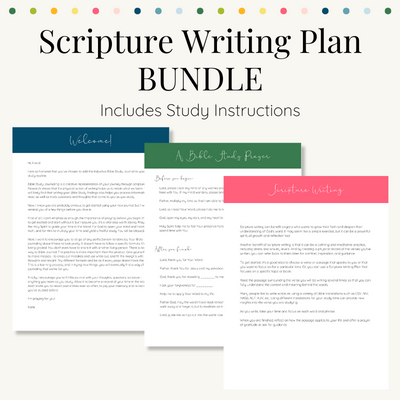 Scripture Writing Plans BUNDLE |  Printable