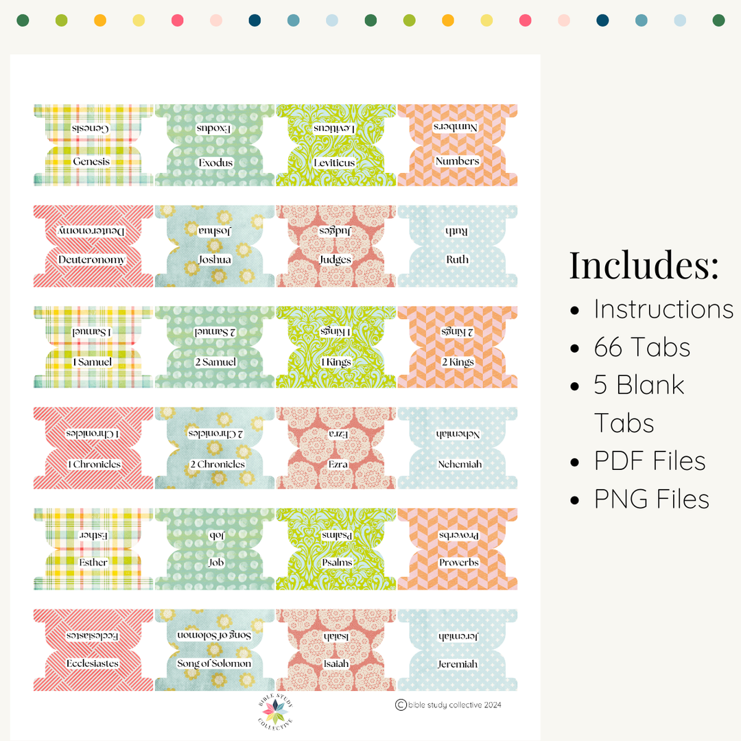 esther-printable-bible-tabs-bible-study-collective for Free Printable Esther Bible Study Esther Printable Bible Tabs – Bible Study Collective for Free Printable Esther Bible Study