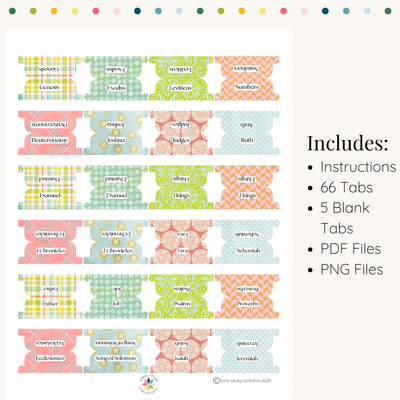 Esther Printable Bible Tabs