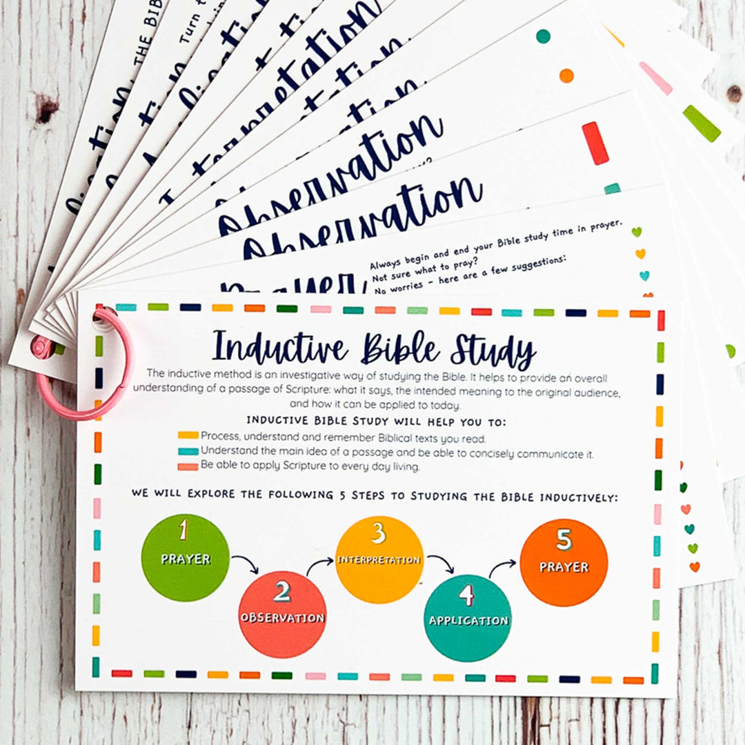 Inductive Bible Study Guide What Is Inductive Bible Study